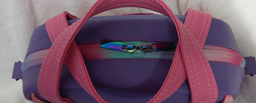Erica Bowler Bag - Pastel Pink and Mauve