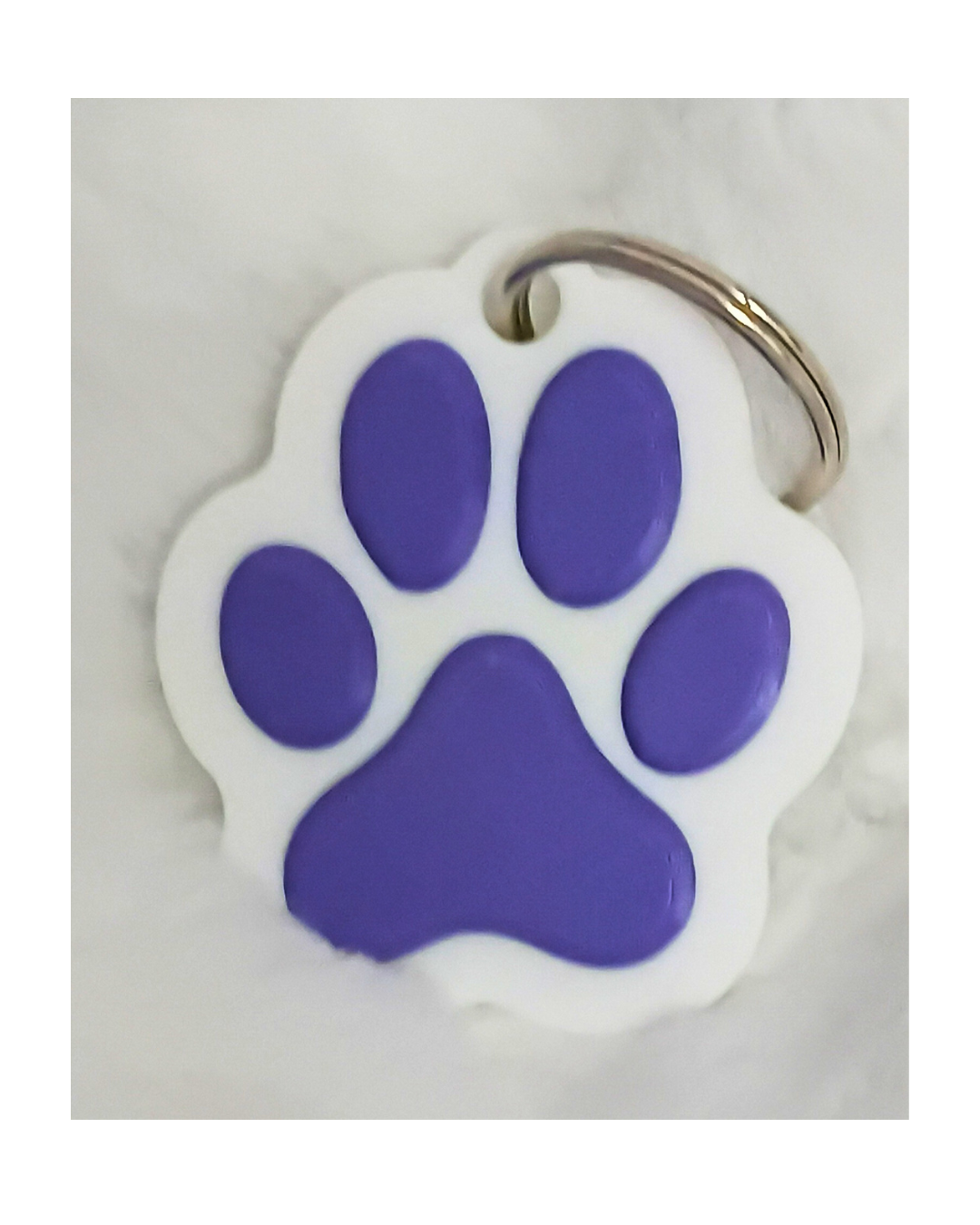 Paw Print Keychains