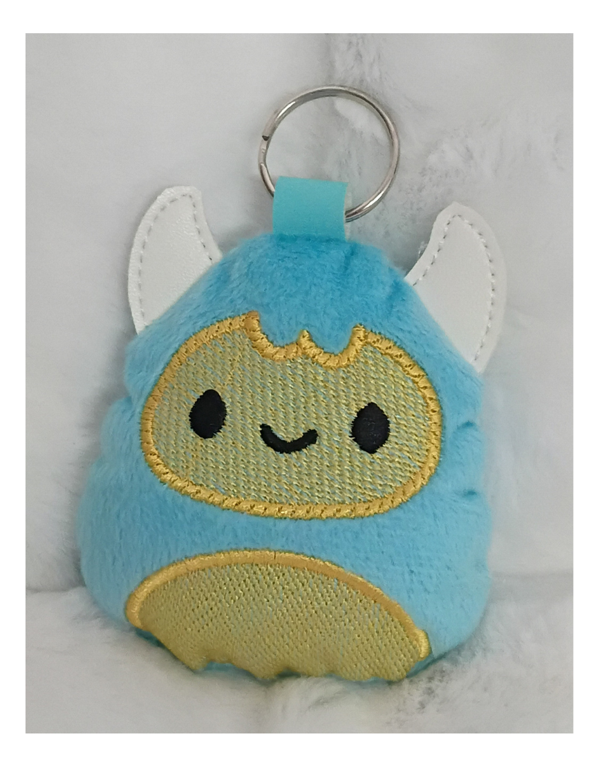 Plush Cute Monster Keychain