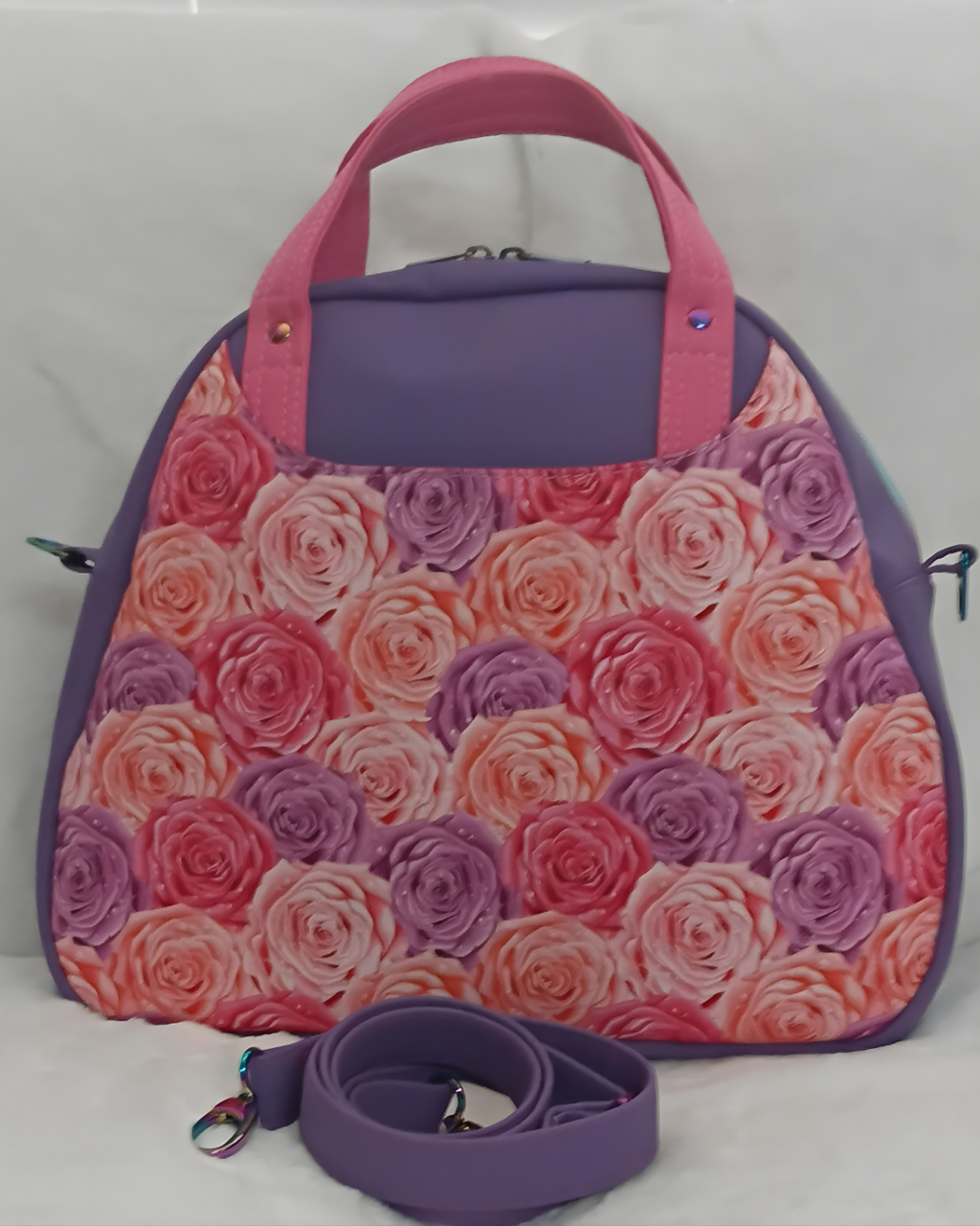 Erica Bowler Bag - Pastel Pink and Mauve