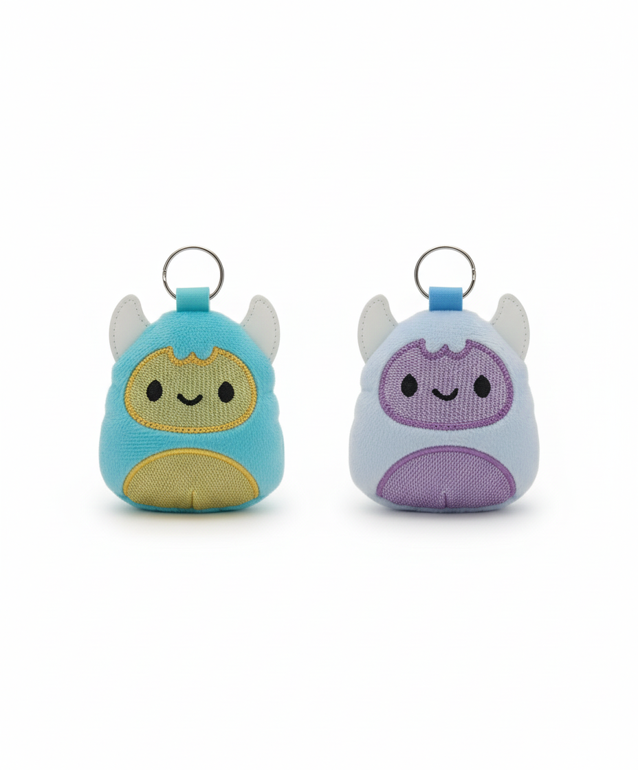 Plush Cute Monster Keychain