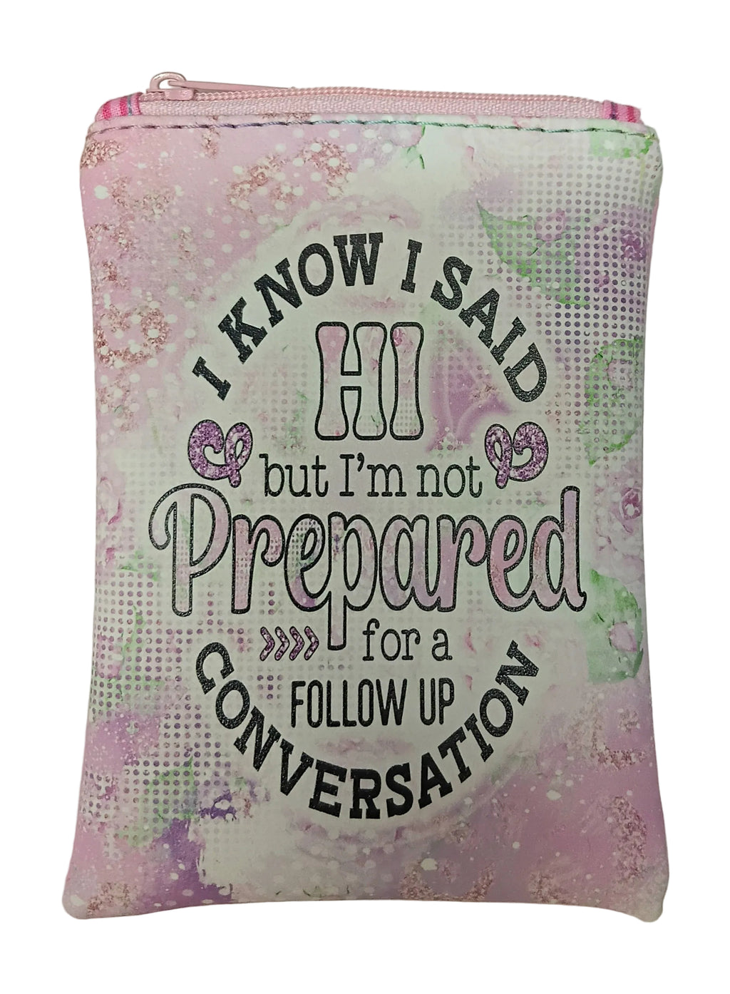 Small Lined zipper bag