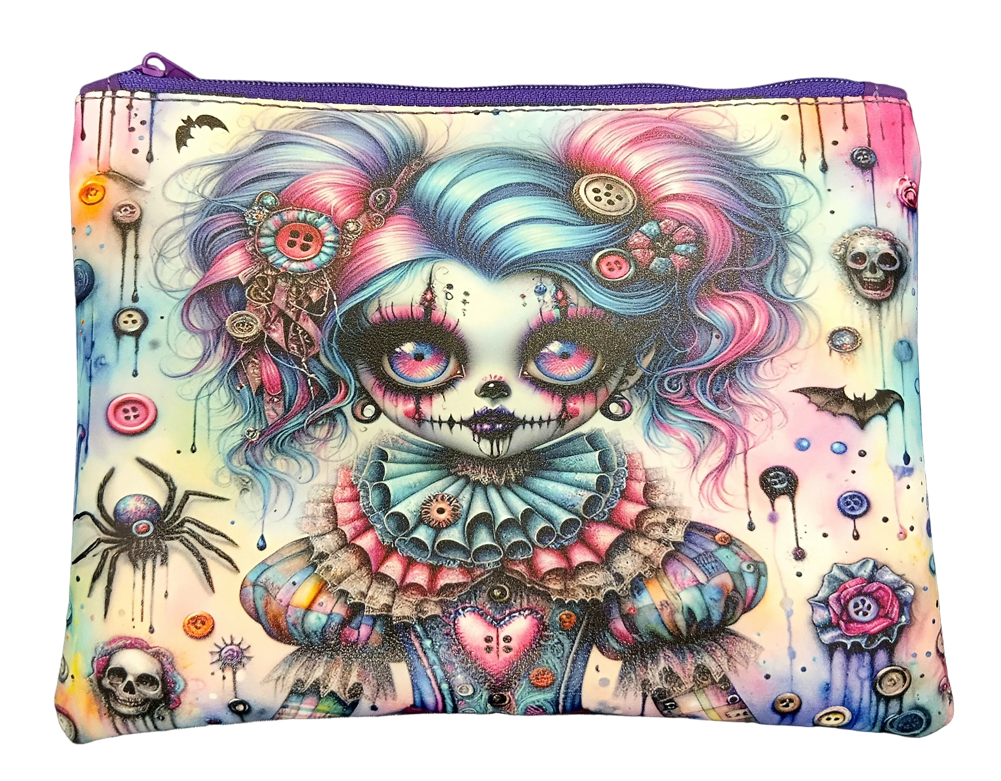Large lined Zipper Bag