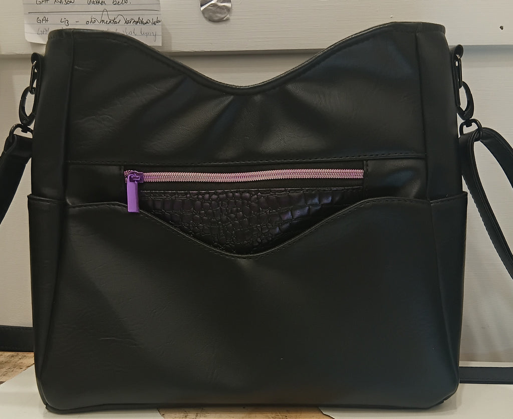 Large wavy top bag