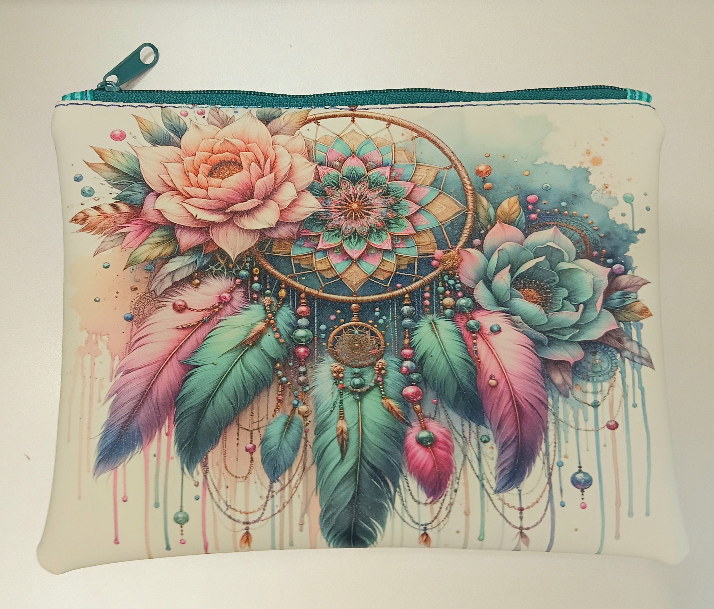 Large lined zipper bag