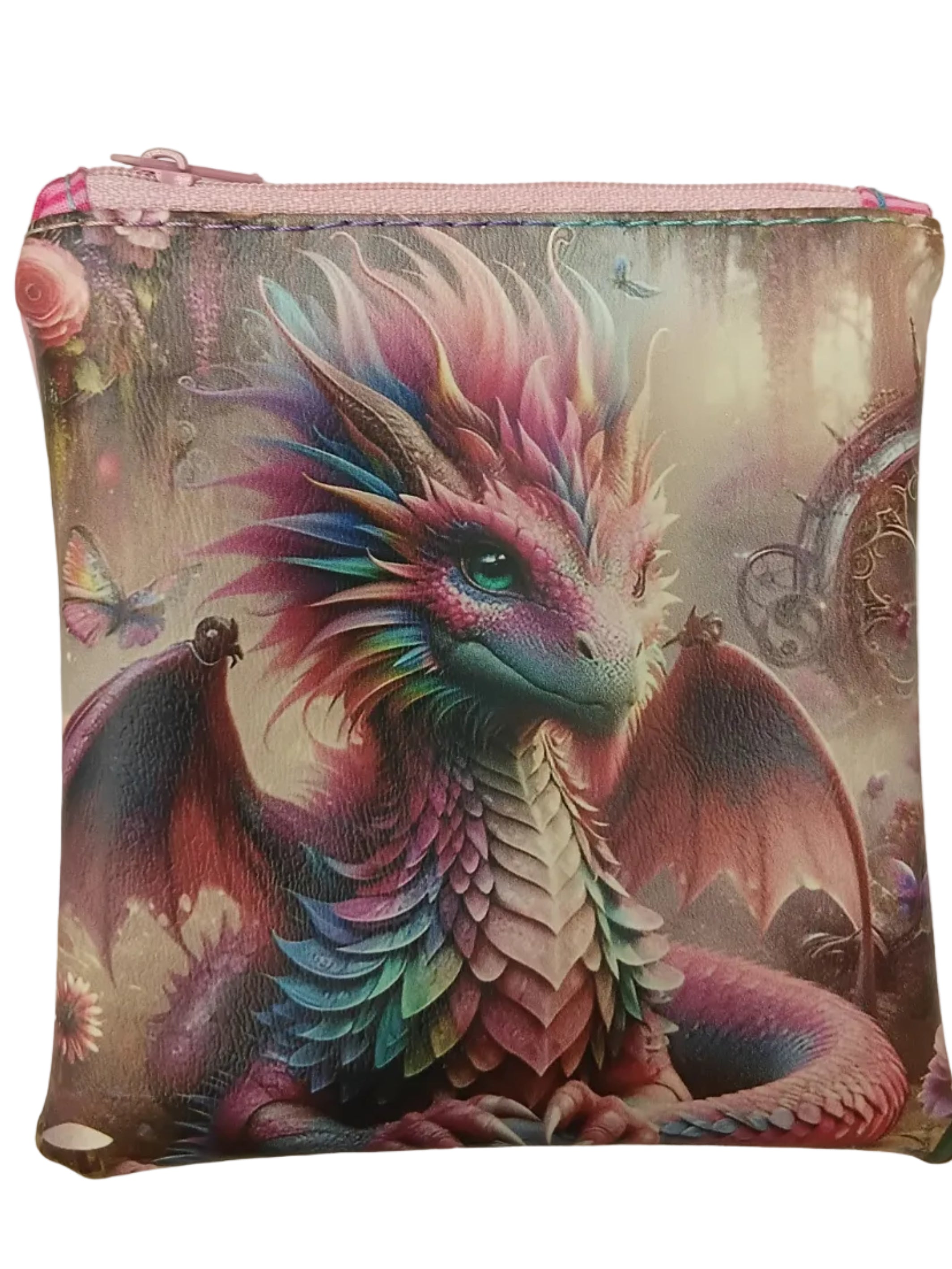 Medium lined zipper bag