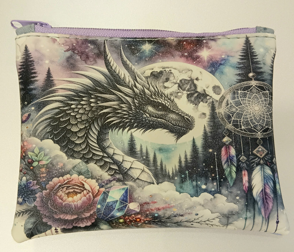 Large lined zipper bag