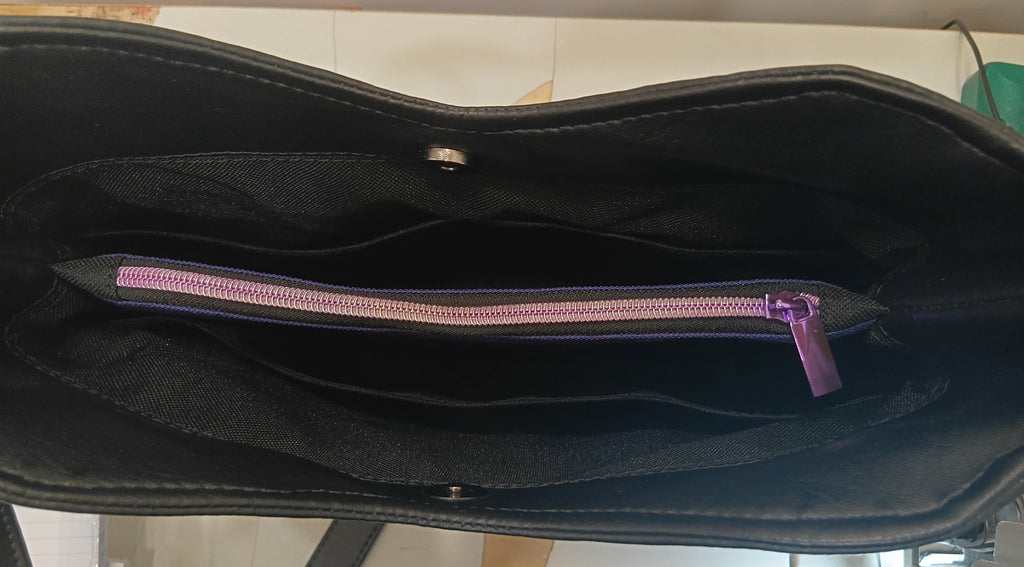 Large wavy top bag