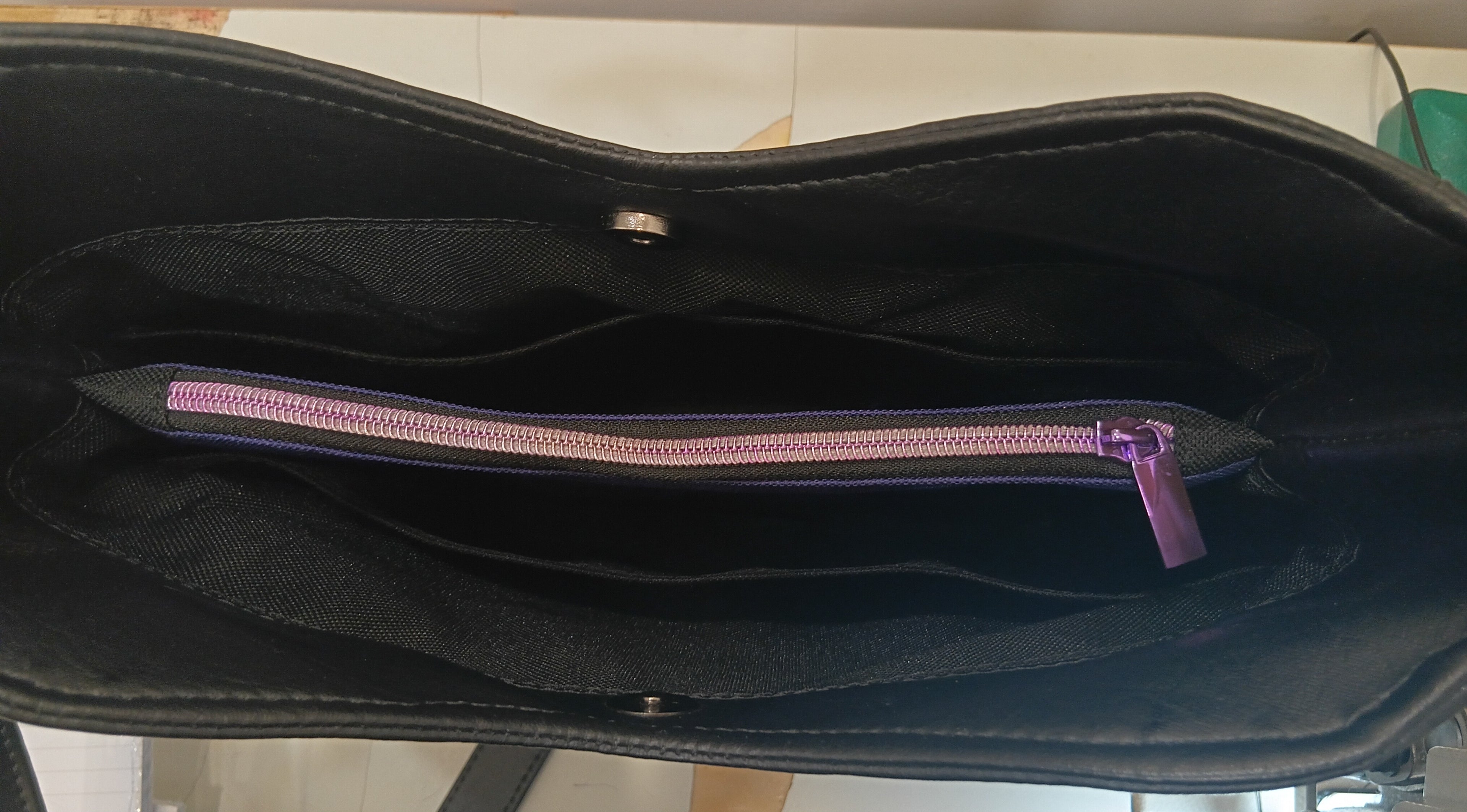 Large wavy top bag