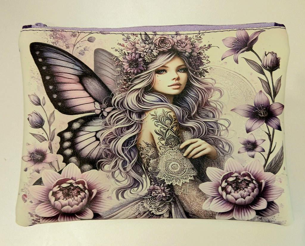 Large lined zipper bag
