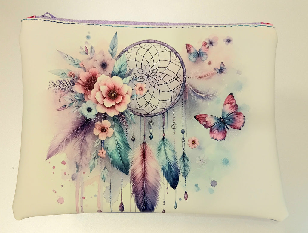 Large lined zipper bag