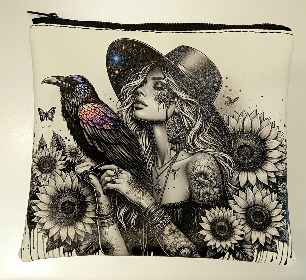 Large lined zipper bag