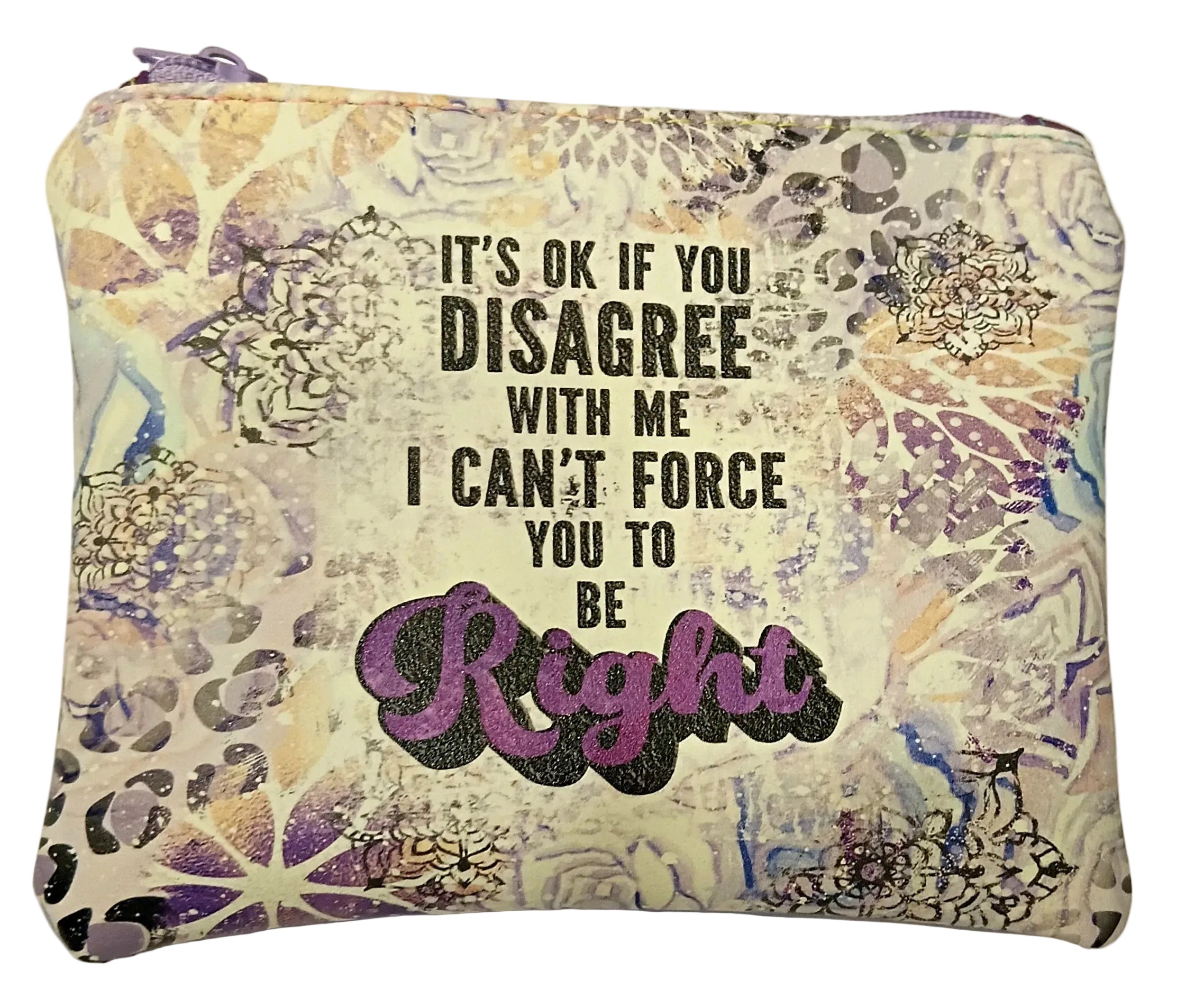 Small Lined zipper bag
