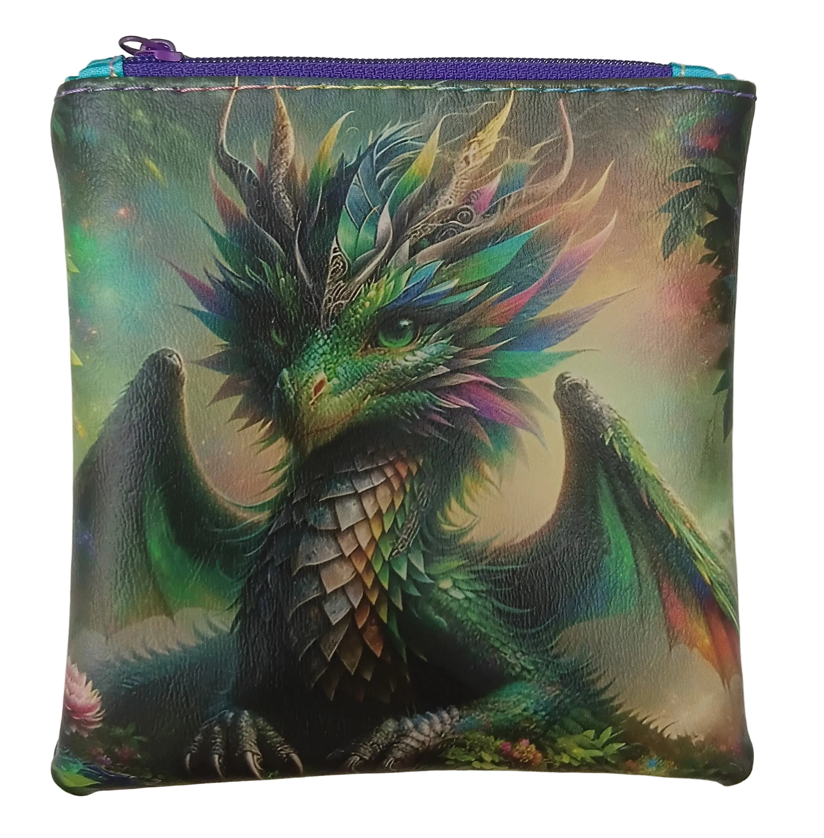Medium lined zipper bag