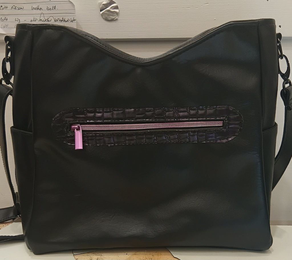 Large wavy top bag
